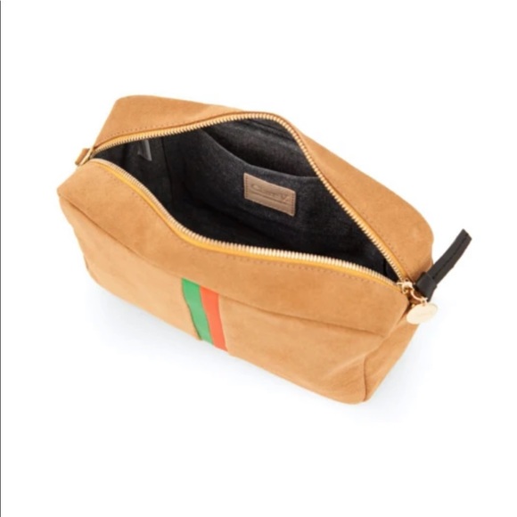Clare V. Camel Suede Marisol Crossbody Bag NWT - Picture 13 of 15